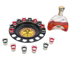 Roulette drinking games with glasses