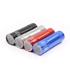 Ultraviolet Nine Lamps Money Detector Flashlight