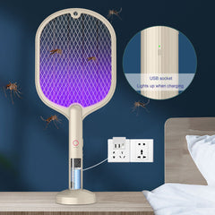 Two In One Electric Mosquito Racket Household Usb Mosquito Repeller