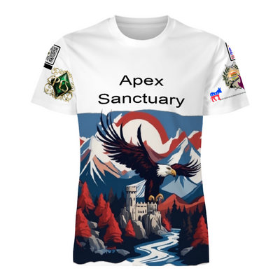 Apex Sanctuary AOP T-shirt Men's Round Neck Short Sleeve T-Shirt - Original