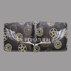 Spot Supernatural wickedness Wallet five star logo pattern for short money boys and girls' zero Purse