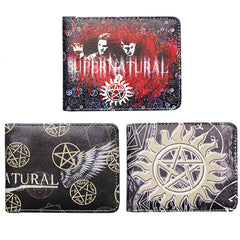 Spot Supernatural wickedness Wallet five star logo pattern for short money boys and girls' zero Purse