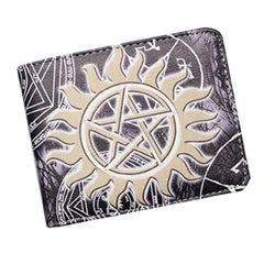 Spot Supernatural wickedness Wallet five star logo pattern for short money boys and girls' zero Purse