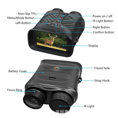 HD Camera Video Spotting Scope Binoculars Night Vision Instrument