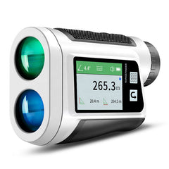 Touch Screen Golf Laser Rangefinder Telescope Voice Broadcast Height Measuring Angle