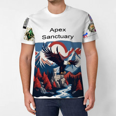 Apex Sanctuary AOP T-shirt Men's Round Neck Short Sleeve T-Shirt - Original