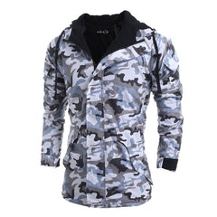 Men's Camo Hooded Thermal Padded Jacket