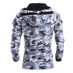 Men's Camo Hooded Thermal Padded Jacket